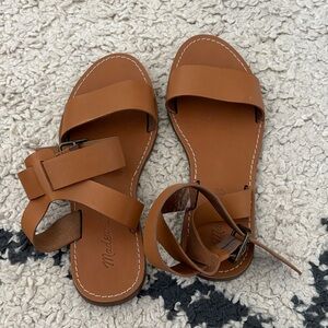 Madewell Women's Brown Leather Sandals